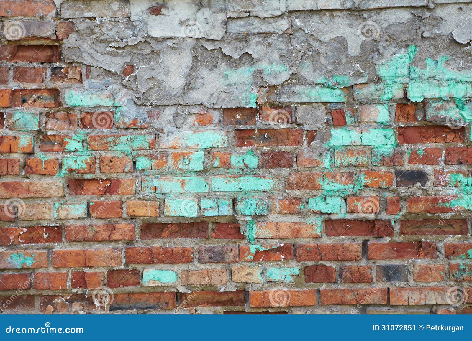 Ancient Brick Wall Background. Shabby Brick Wall Sketch Pattern Royalty