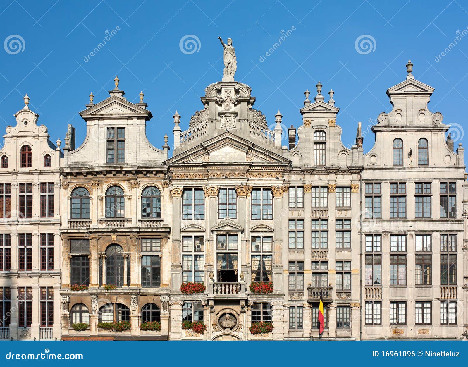 Ancient Buildings in Brussels Grand Place Stock Photo Image of