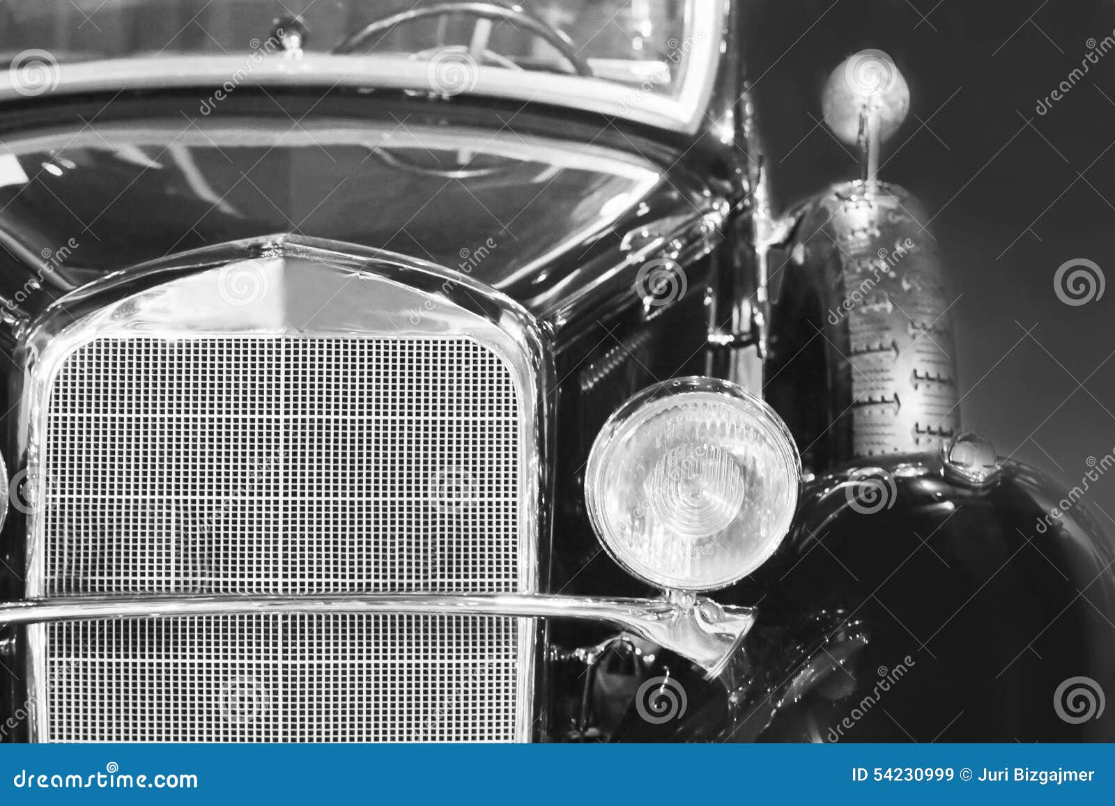 Ancient car stock image. Image of classic, headlight - 54230999