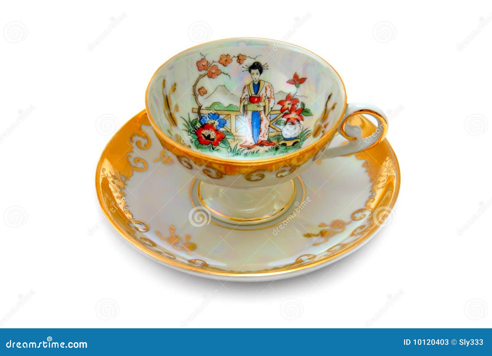 Ancient China Cup for Hot Tea or Coffee Stock Image Image of