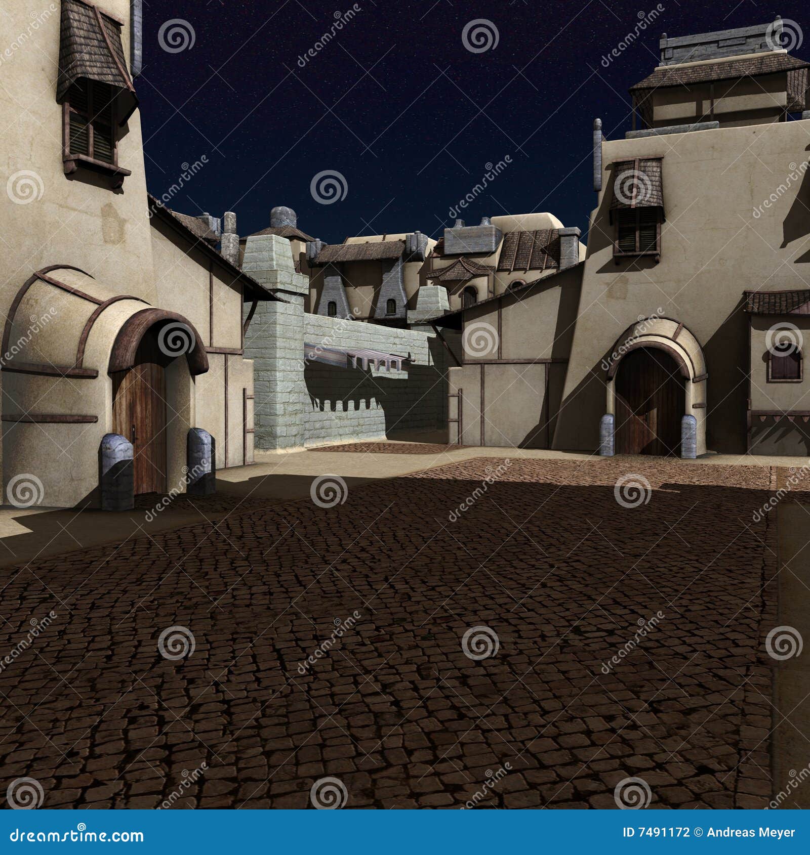Ancient City stock illustration. Illustration of colour - 7491172