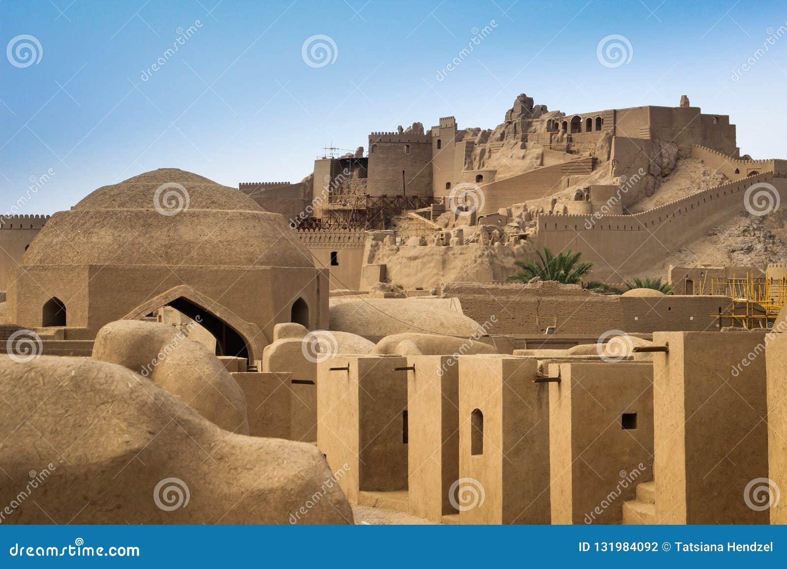 the ancient city of bam in the south of iran