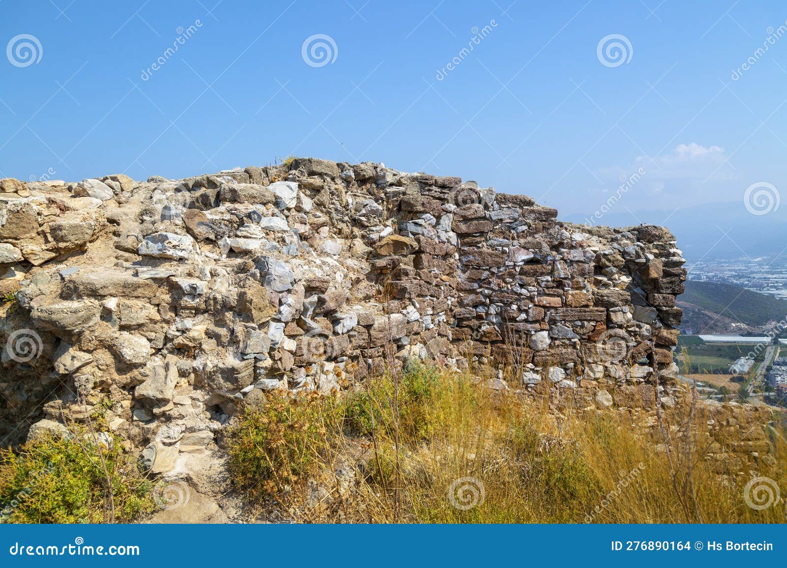 the ancient city selinus in gazipasa of antalya.