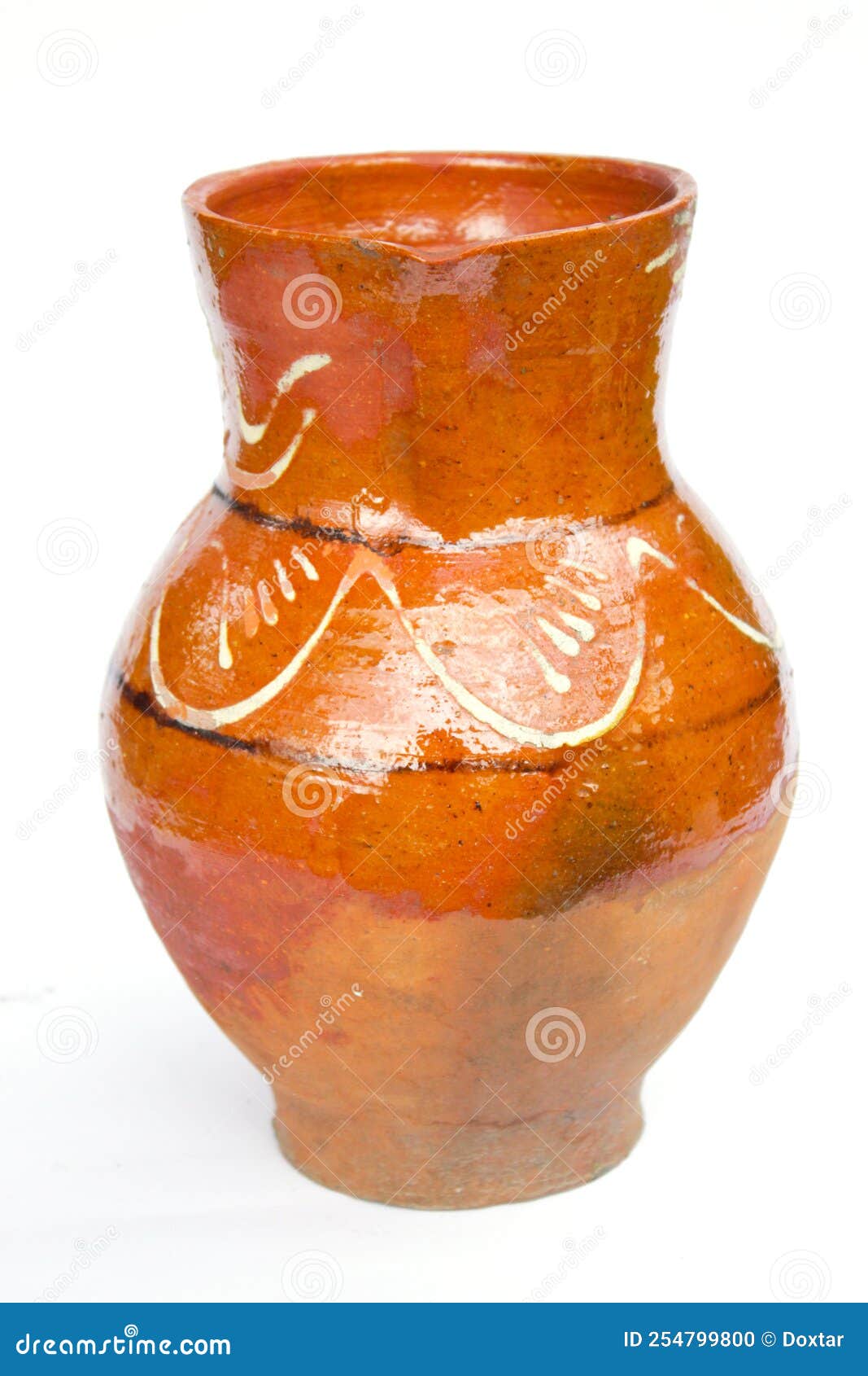 Ancient Clay Pot Jug Vase of Brown Color Stock Photo Image of