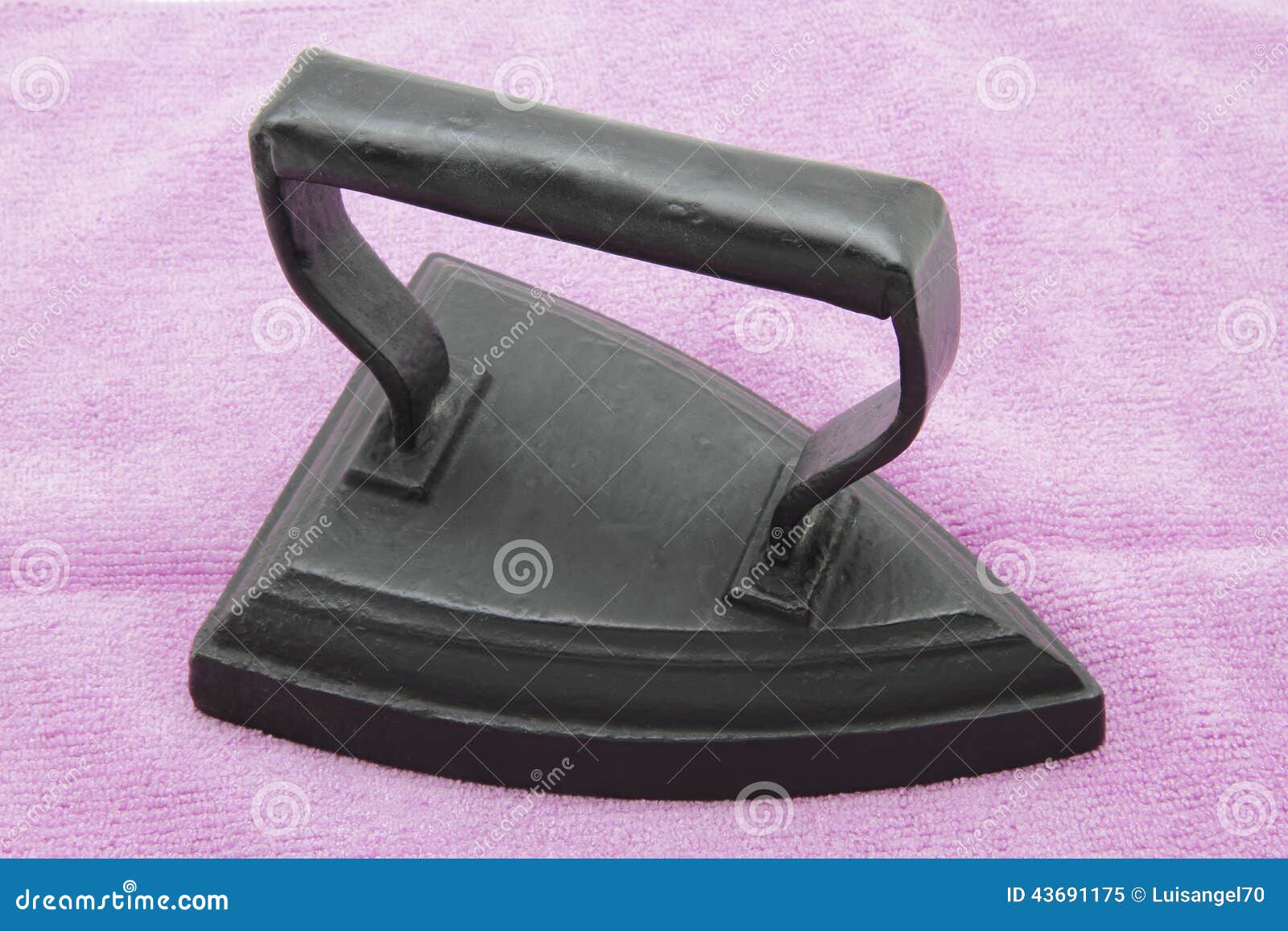 Ancient coal irons stock image. Image of home, iron, metal 43691175
