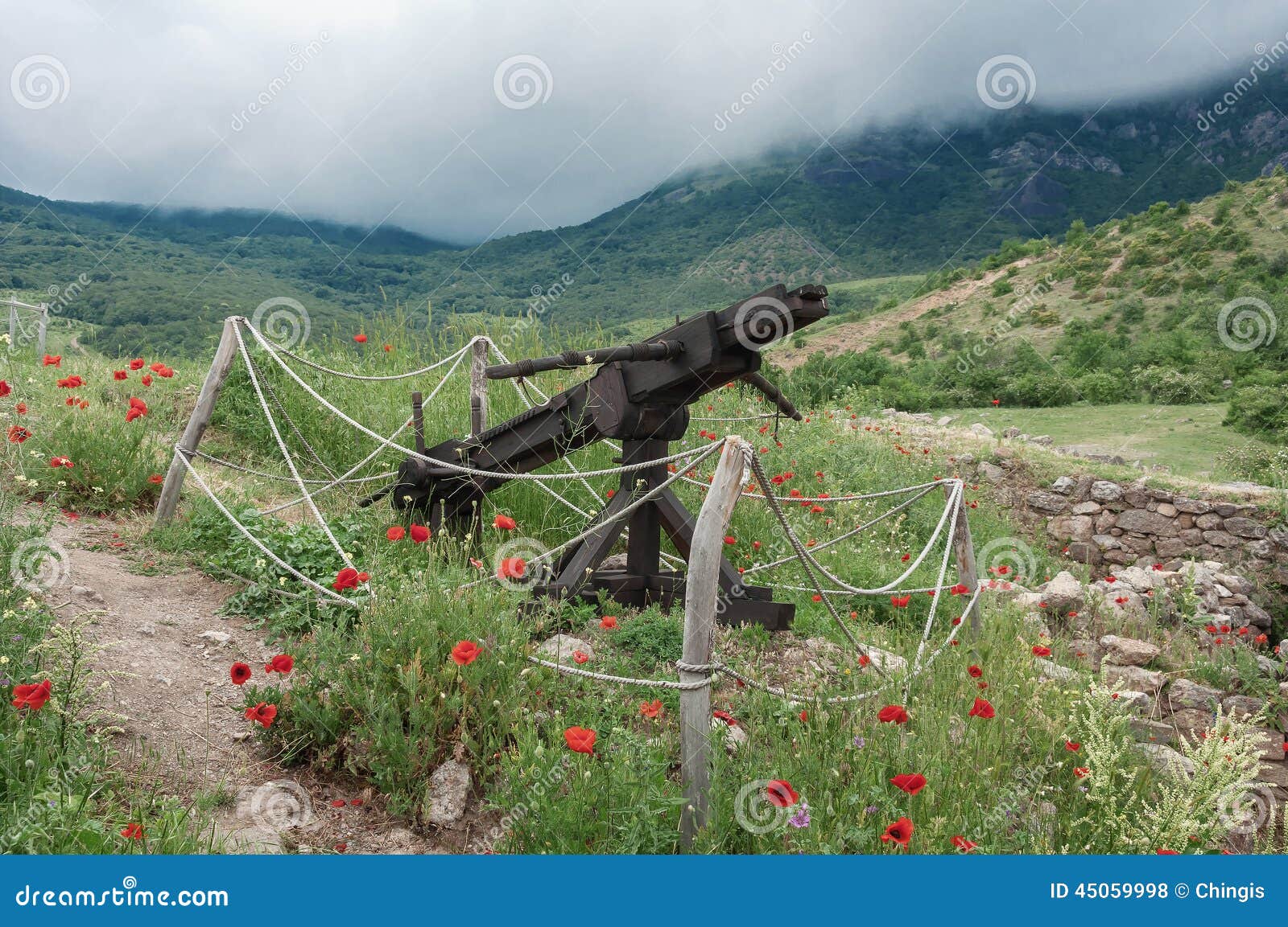 Ancient crossbow stock photo. Image of ancient, antique 45059998