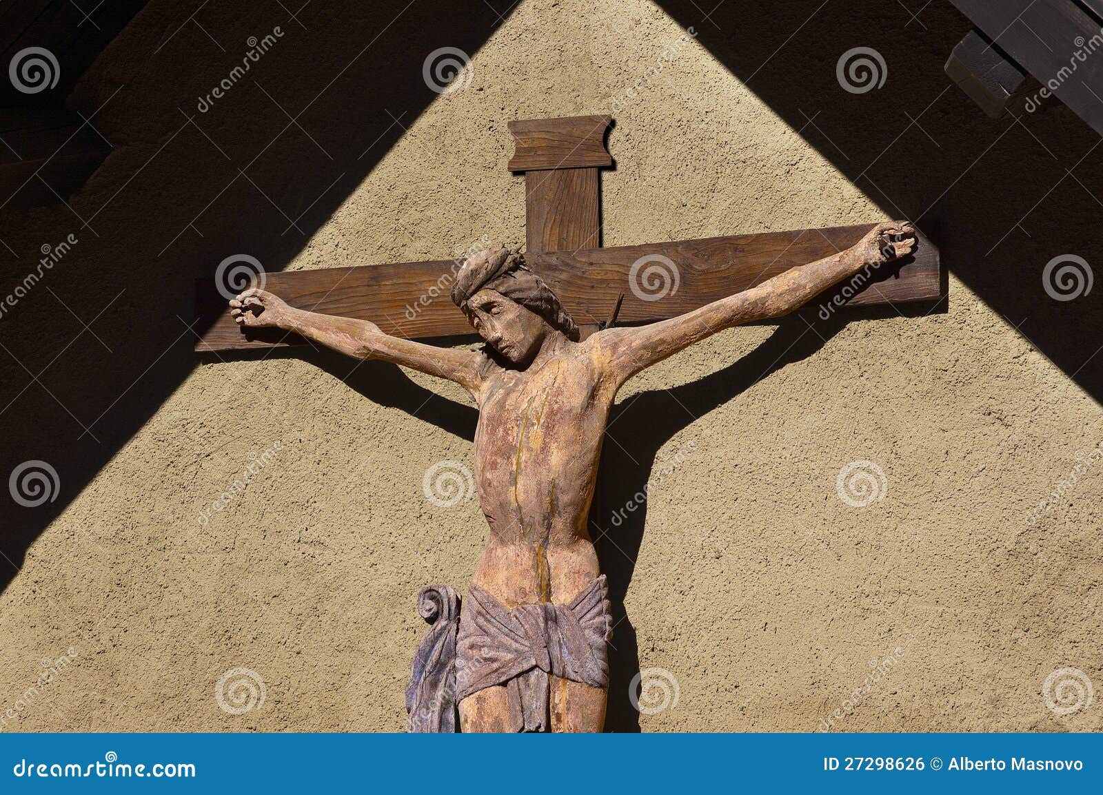 Ancient Crucifix XI Century Italian Art Stock Photo Image of