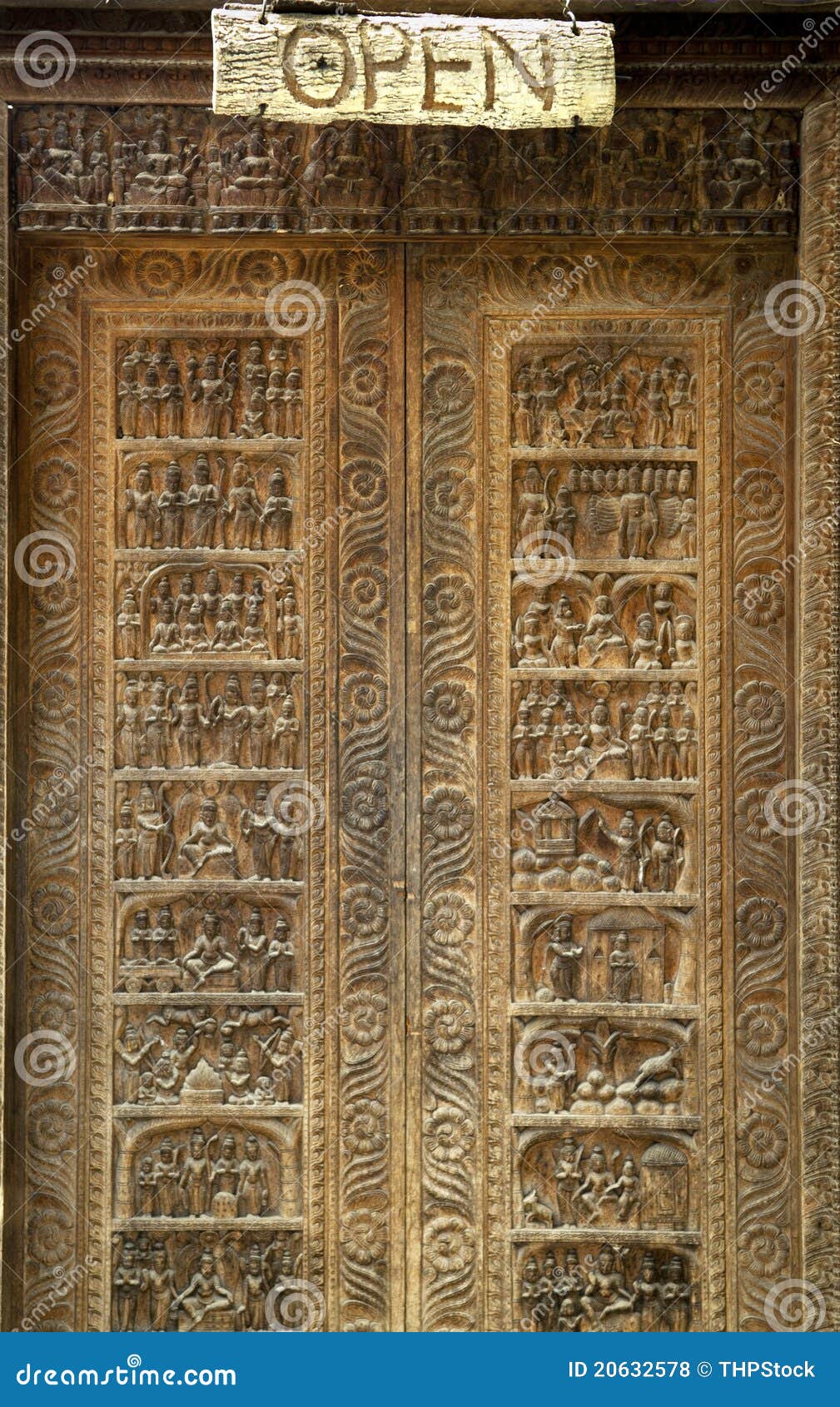 Ancient Doorway stock photo. Image of background, fashioned 20632578
