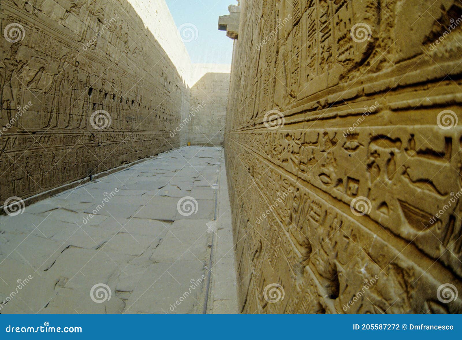 Ancient Egypt Archaeological Remains of Ancient Civilization Stock