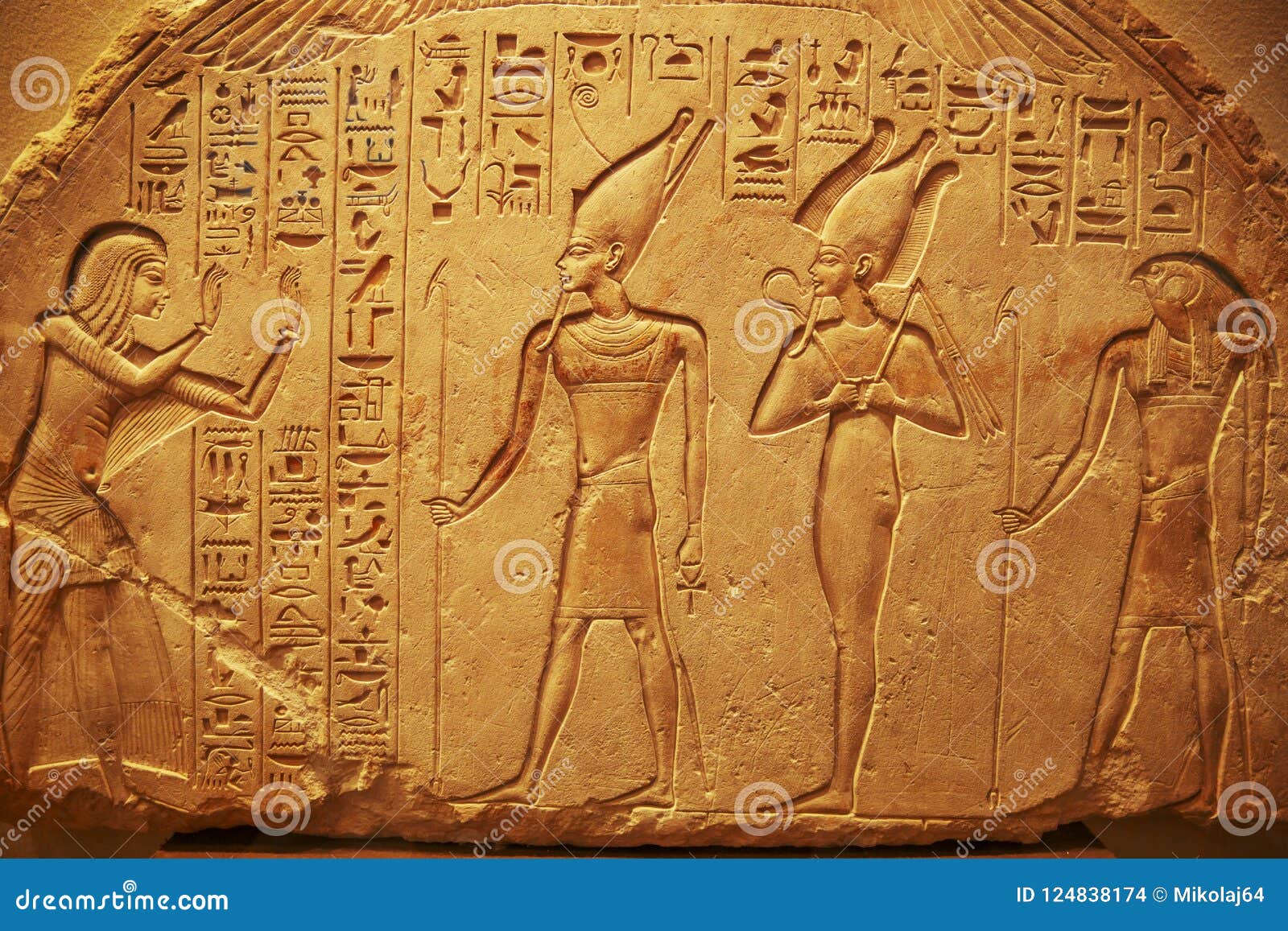 Ancient Egypt art stock photo. Image of antique, hieroglyphs - 124838174