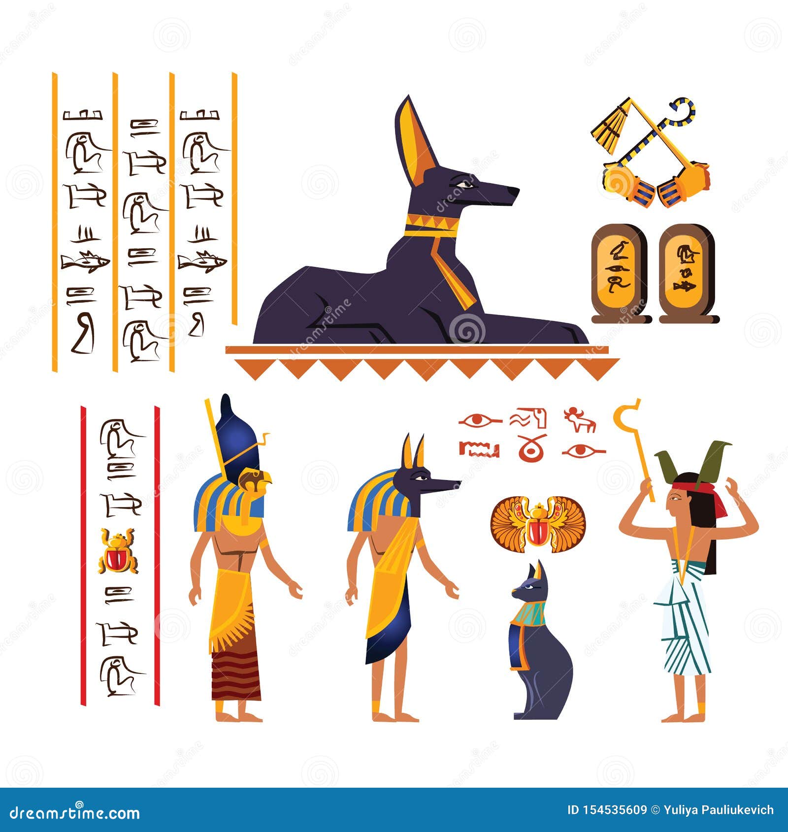 egyptian hieroglyphics wall art