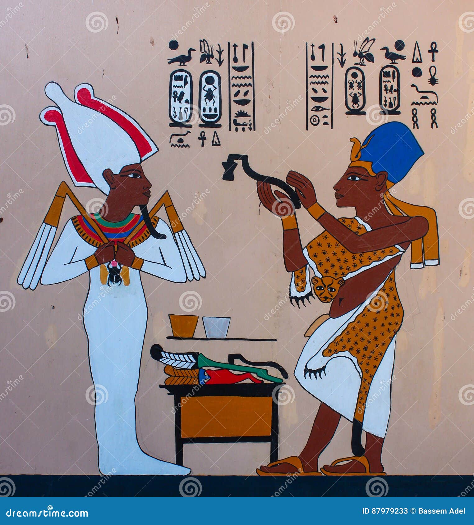 Ancient Egyptian Pharaonic Art Stock Image Image Of