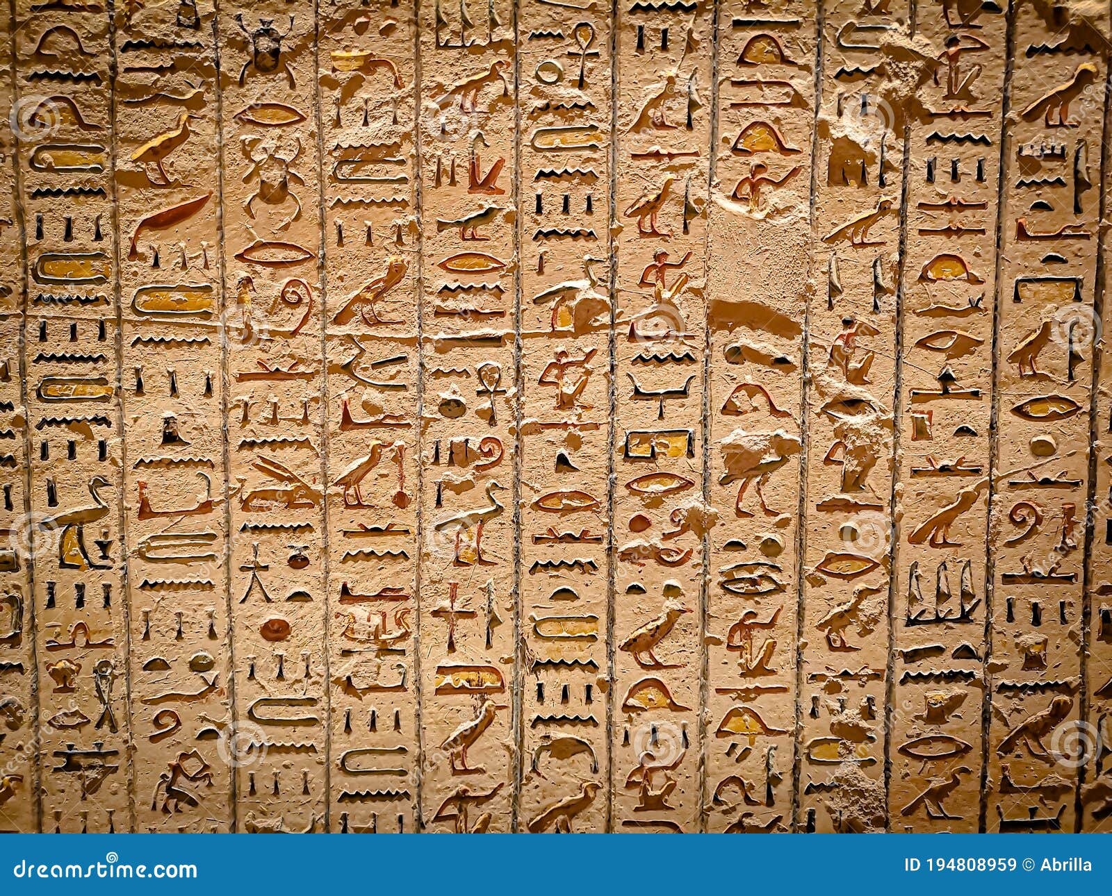 egyptian hieroglyphics wall art