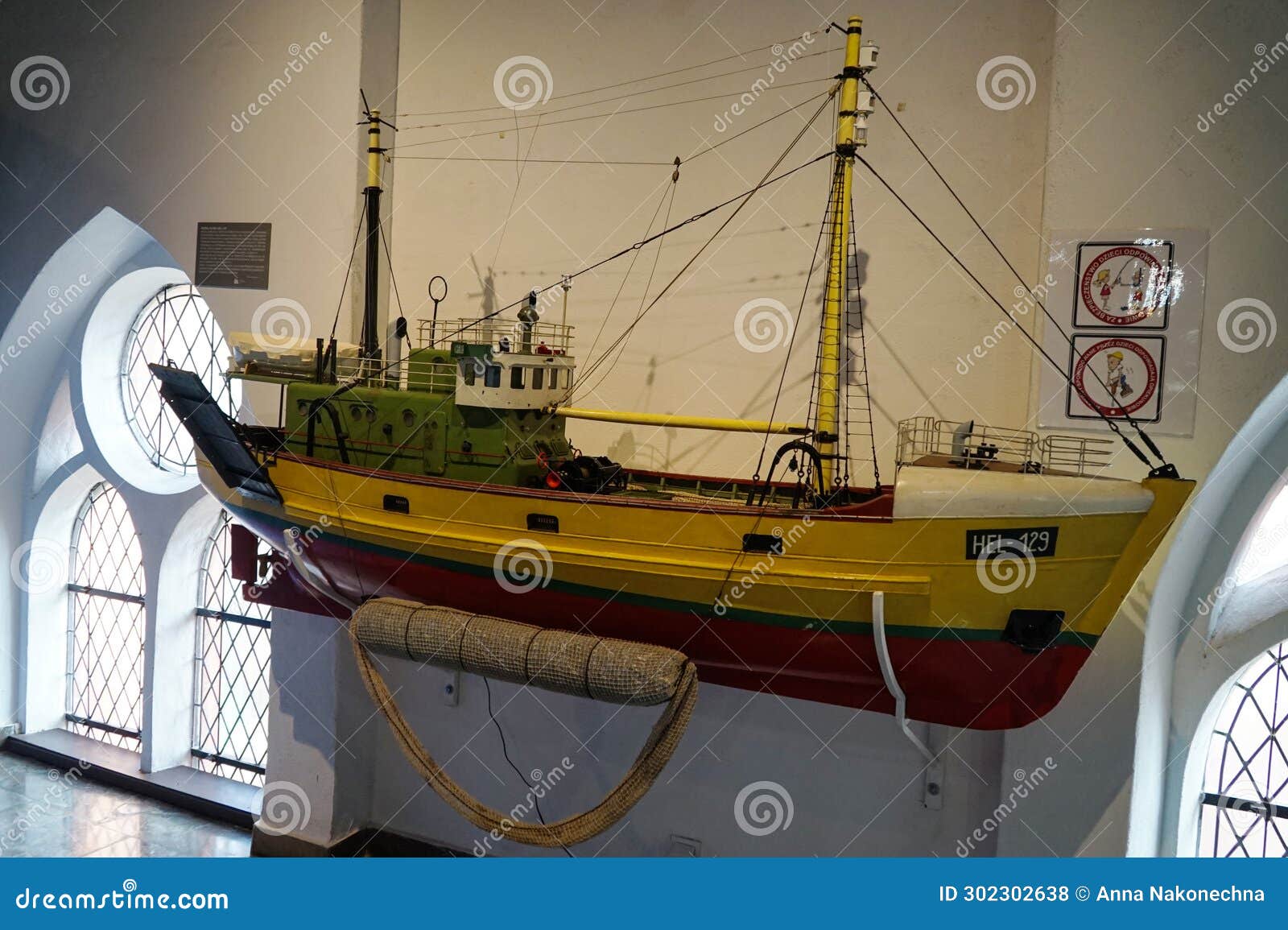 Ancient Fishing Boats in the Fisherman S Museum on the Hel Spit