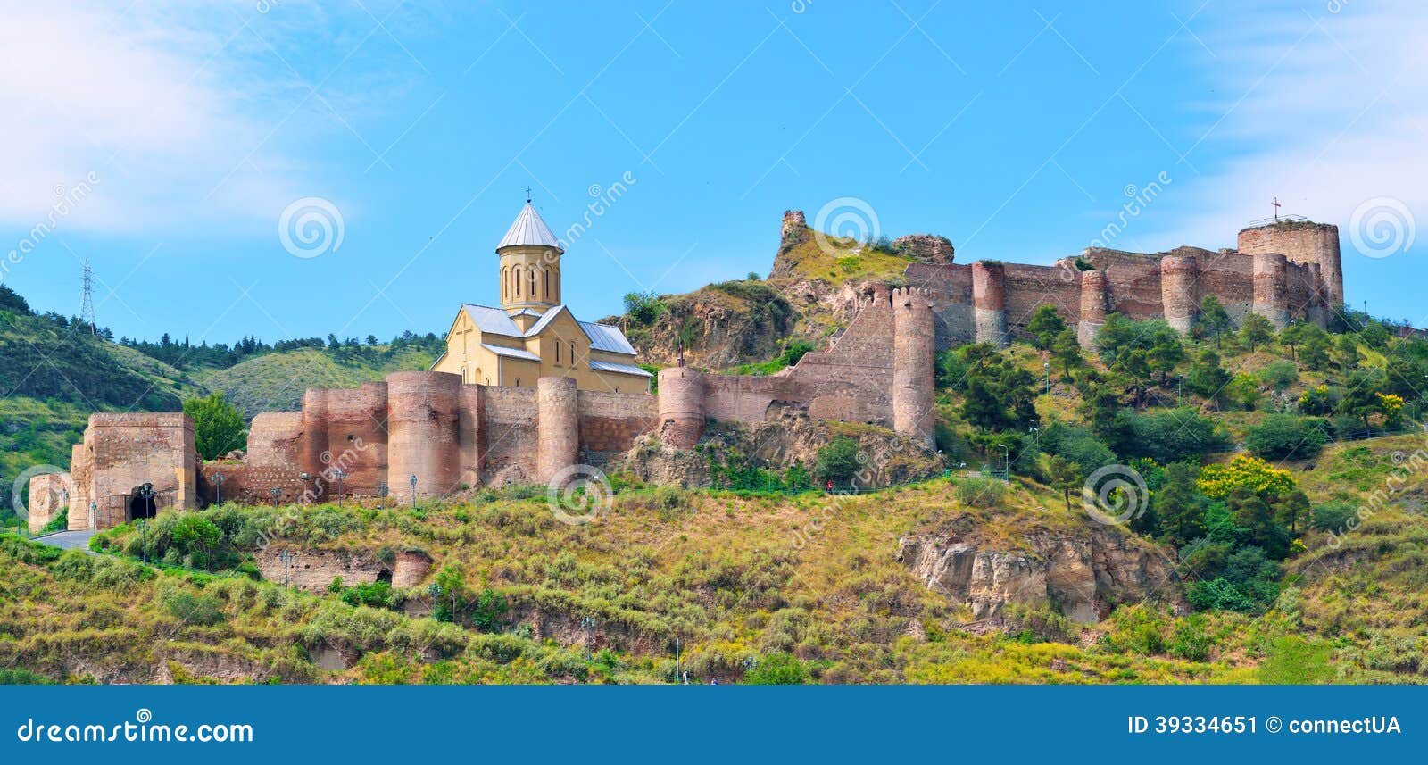 ancient fortress narikala in tbilisi