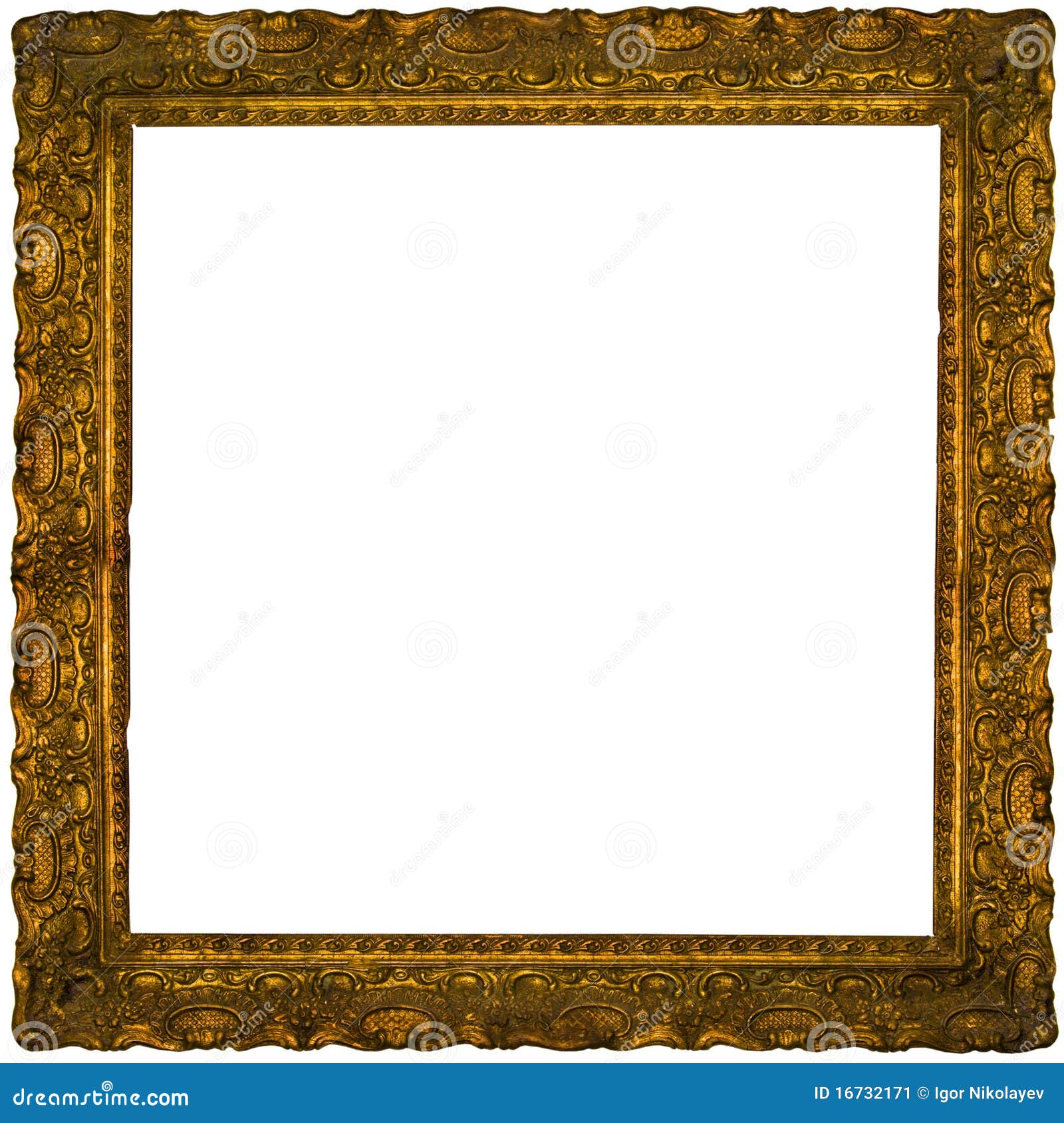 Ancient frame stock image. Image of aging, square, background - 16732171