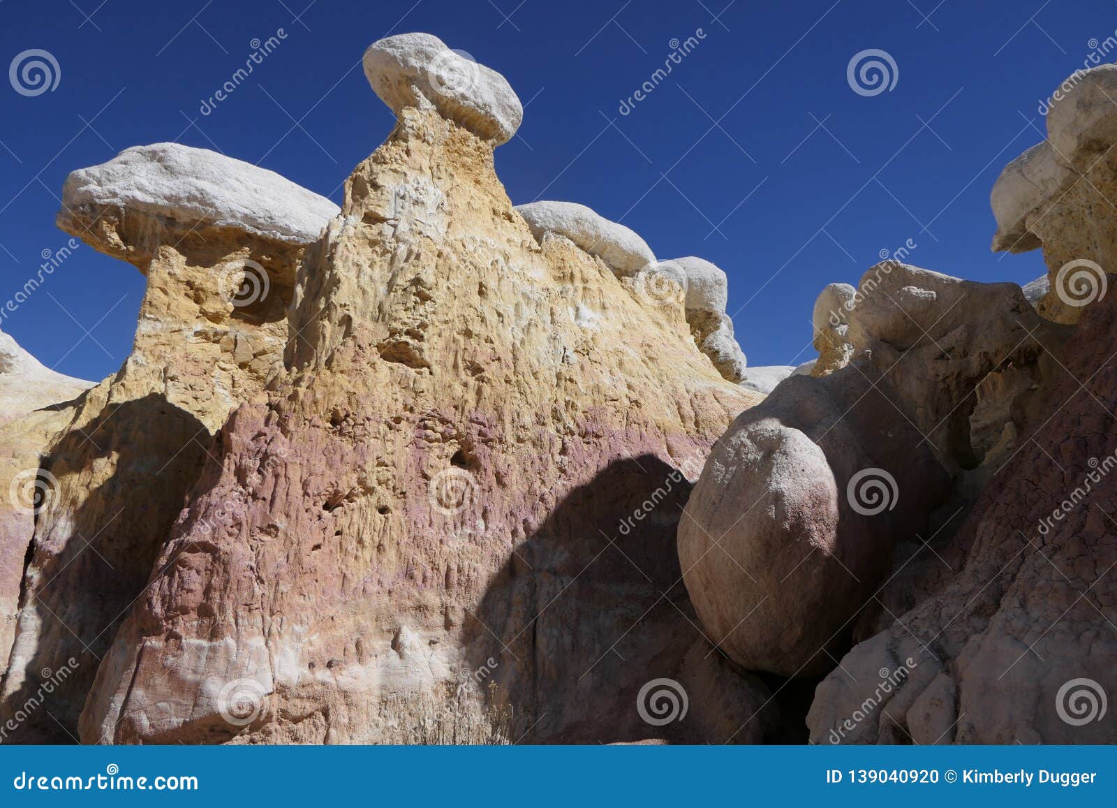 Paint Mines Interpretive Park in Colorado Stock Photo Image of purple
