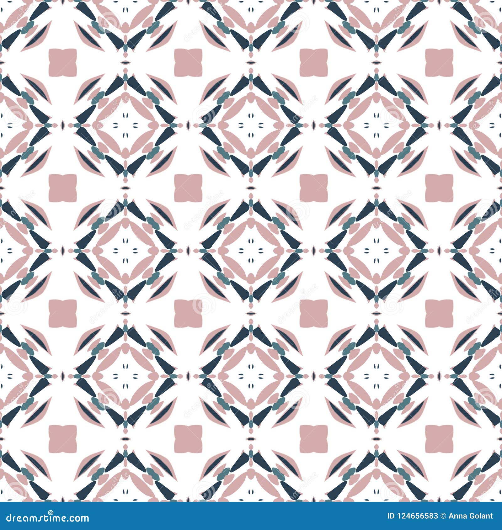 Ancient Geometric Pattern In Repeat Fabric Print Seamless Background Mosaic Ornament Ethnic Style Stock Illustration Illustration Of Plaid Memphis 124656583