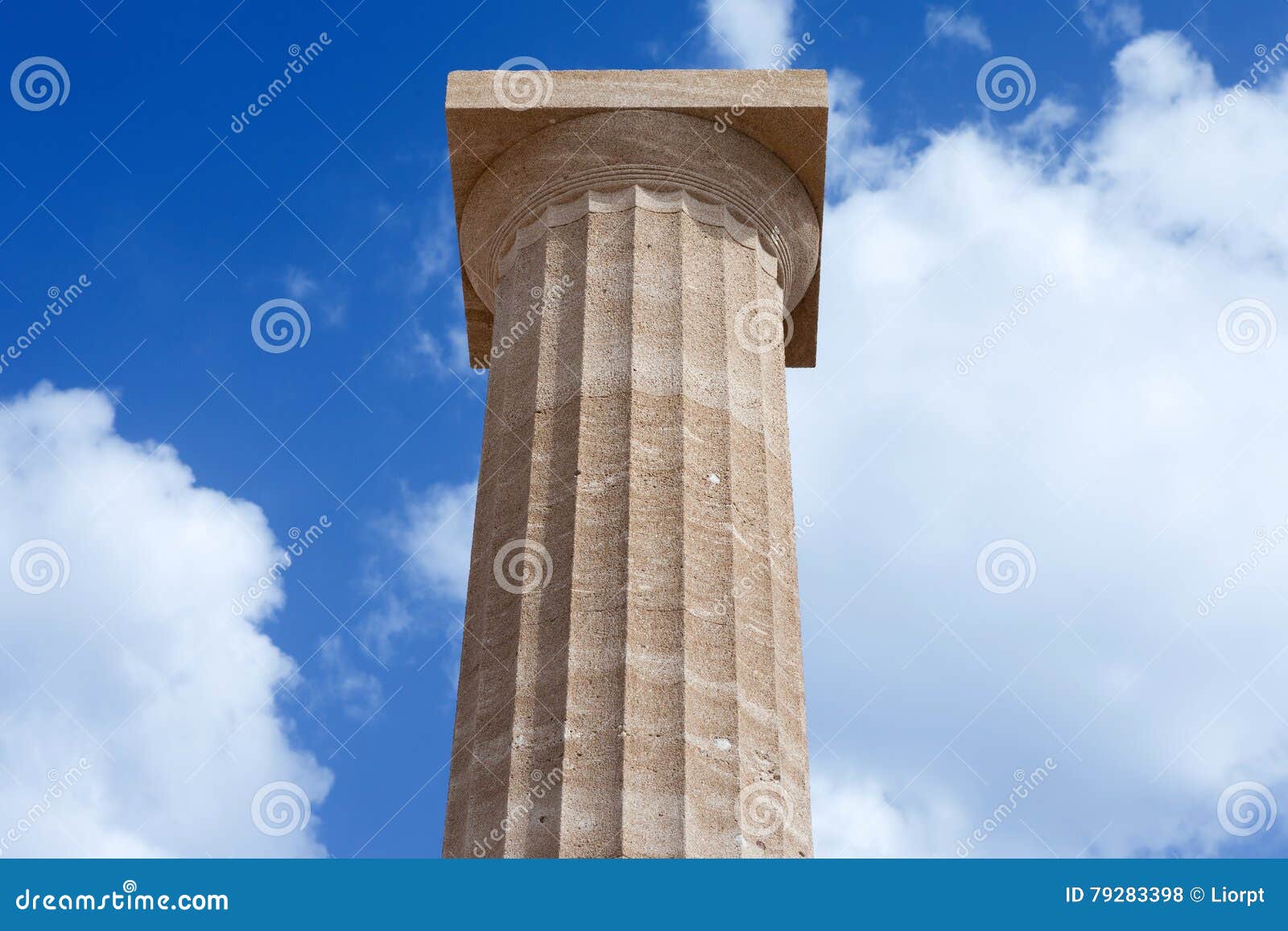 Ancient Greek pillar stock photo. Image of roman, pillar 79283398