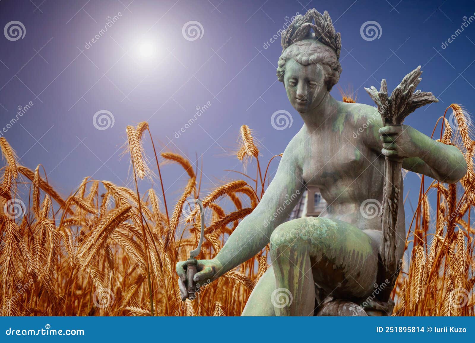 Ancient Greek and Roman Goddess of Fertility and Agriculture Ceres Ancient Greek and Roman Goddess of Fertility and Agriculture Ceres