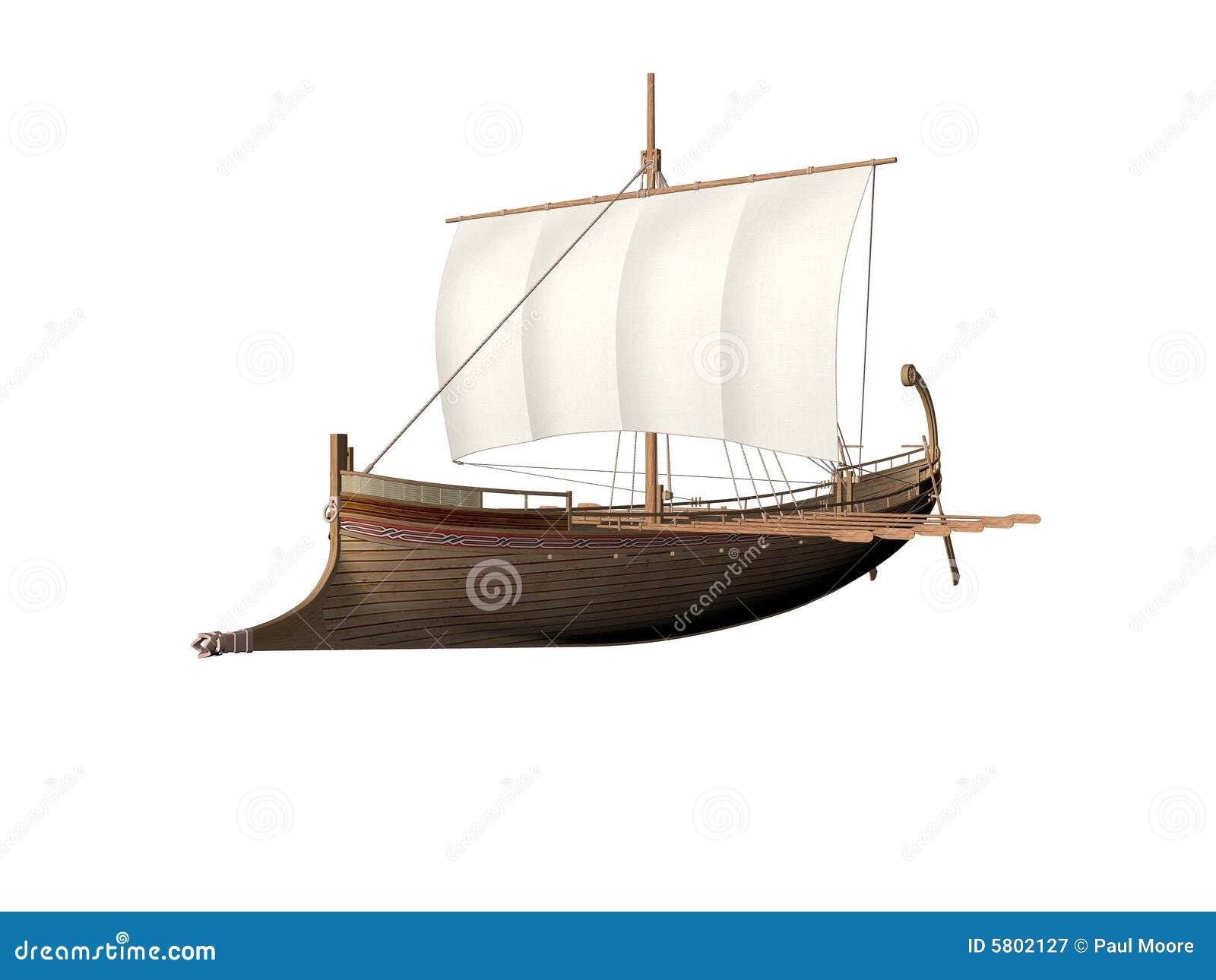 Ancient Greek Ship Royalty Free Stock Photography - Image ...