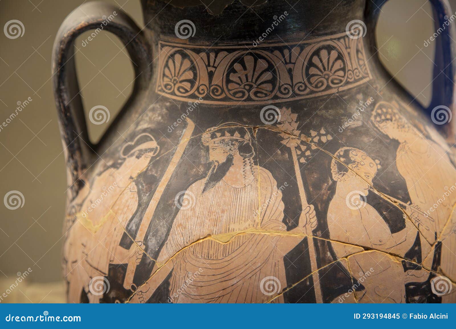 Ancient Greek Vase in Syracuse Museum Stock Image Image of classic
