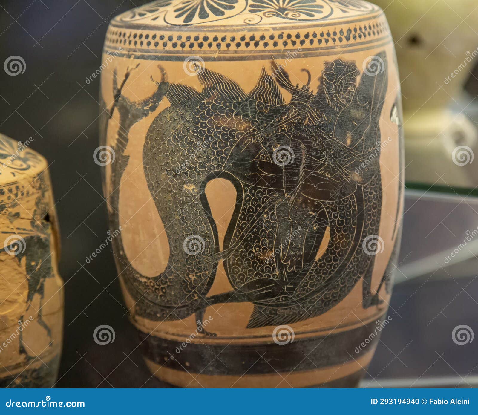Ancient Greek Vase in Syracuse Museum Stock Photo Image of amphora