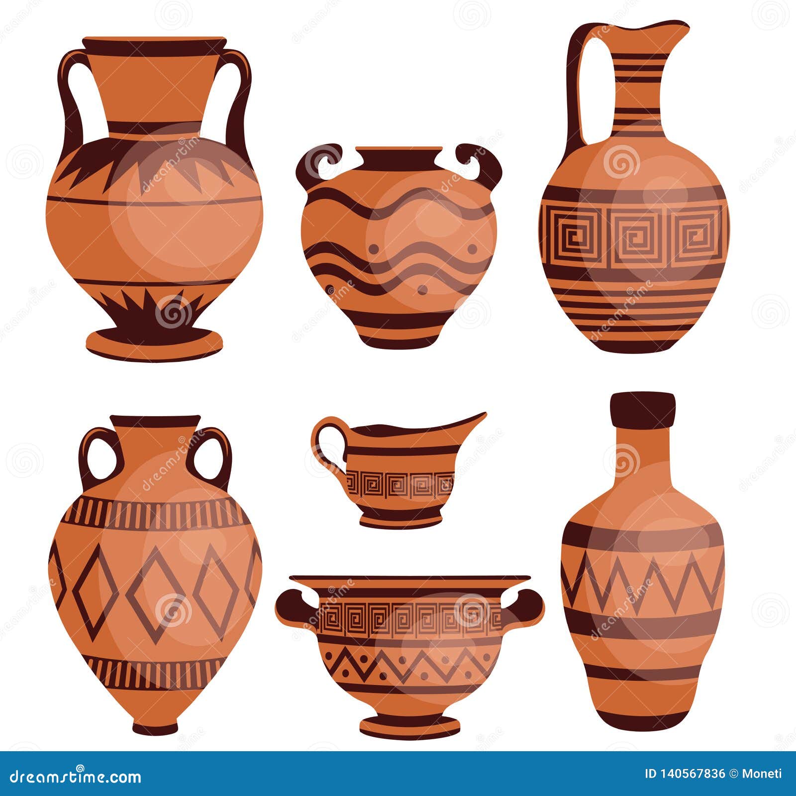 easy ancient greek pottery