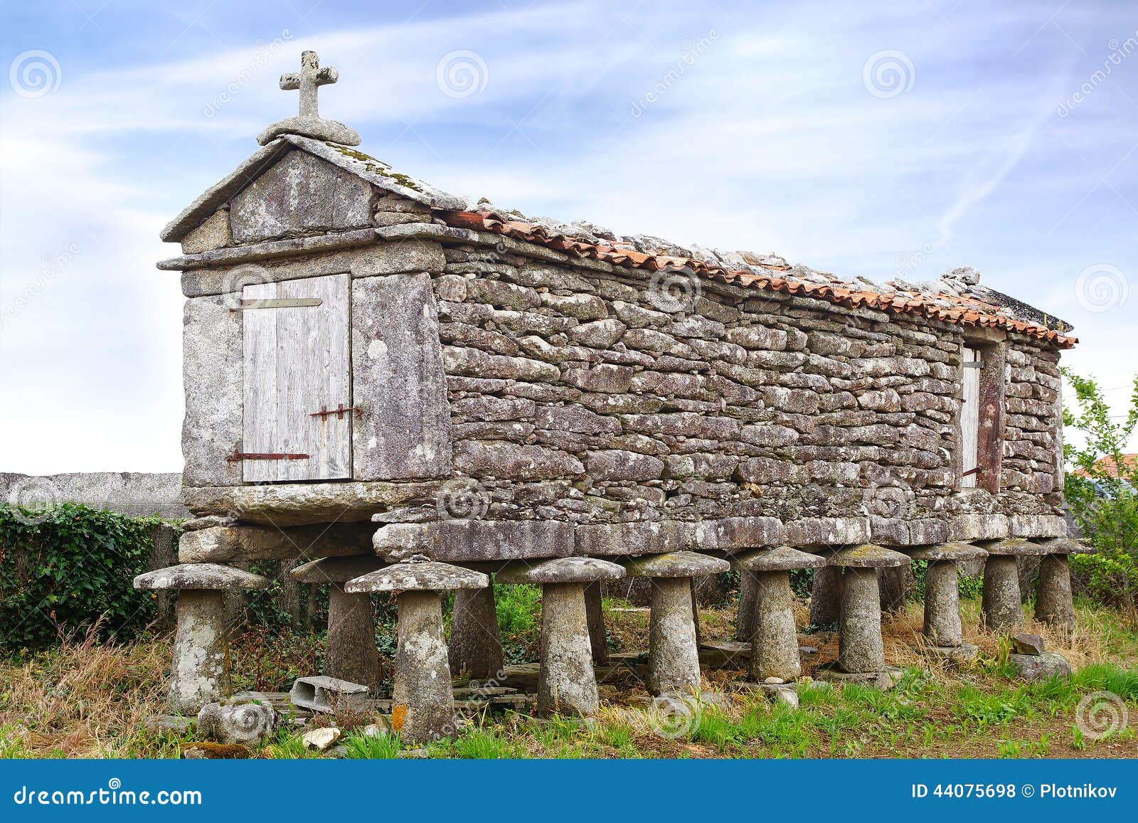 the ancient horreo (granary). galicia, spain
