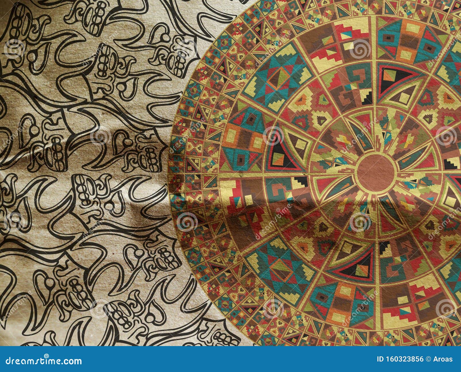 Ancient Inka Art stock photo. Image of fabric, american 160323856