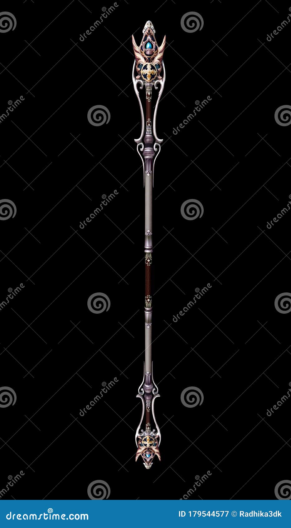 ancient magic wand stick weapon for war