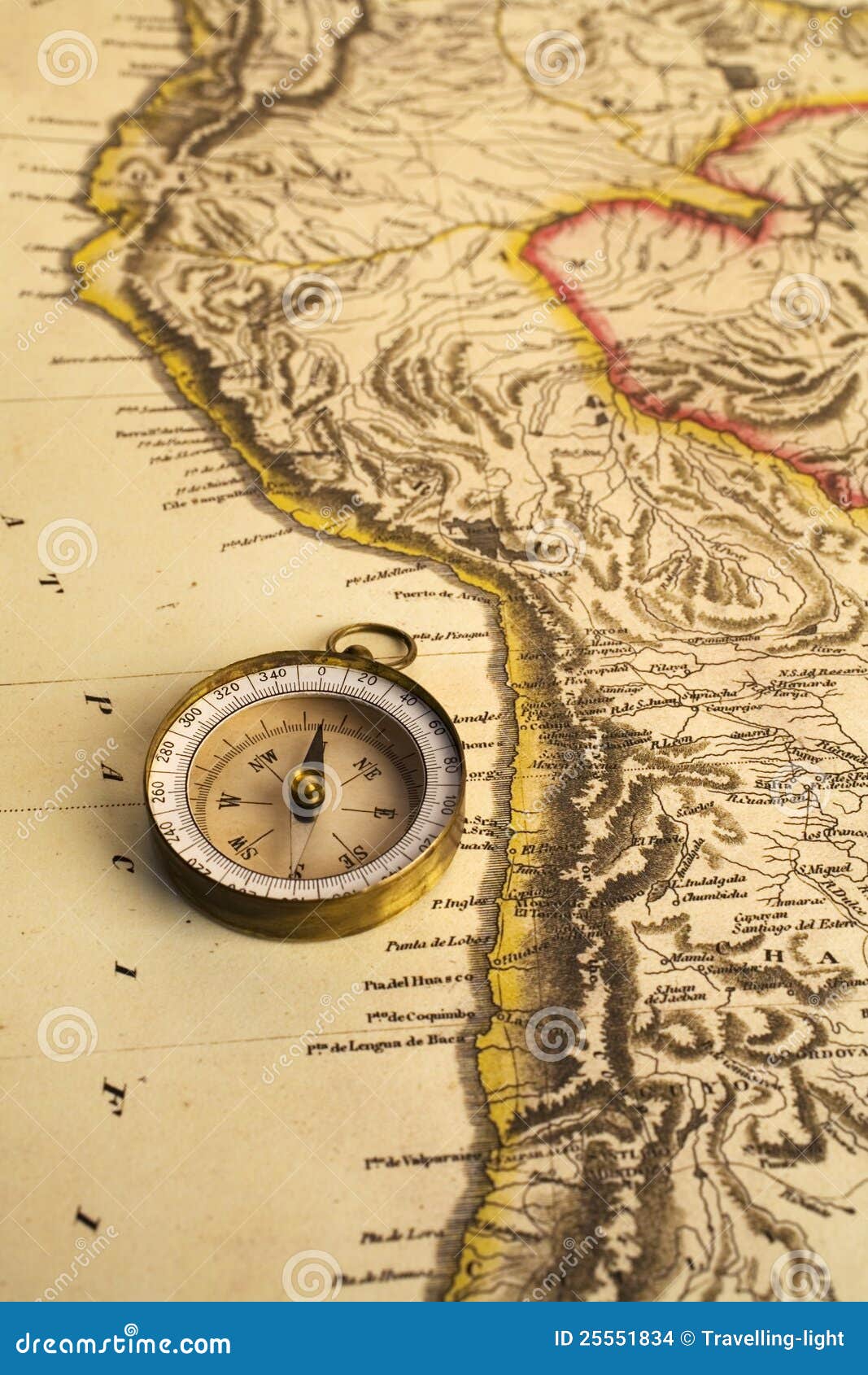 Compass and Chess on old map Stock Photo by ©kwanchaidp 75914583