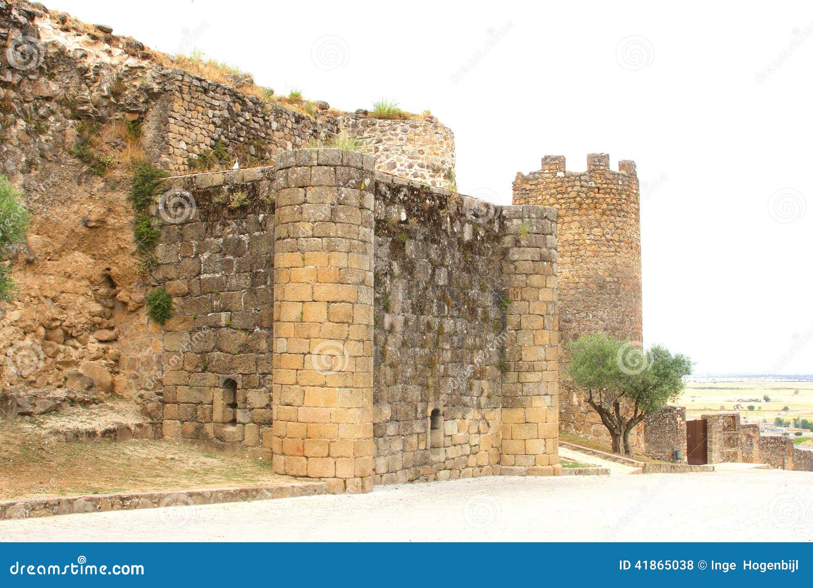 ancient castle in oropesa,province toledo,spain