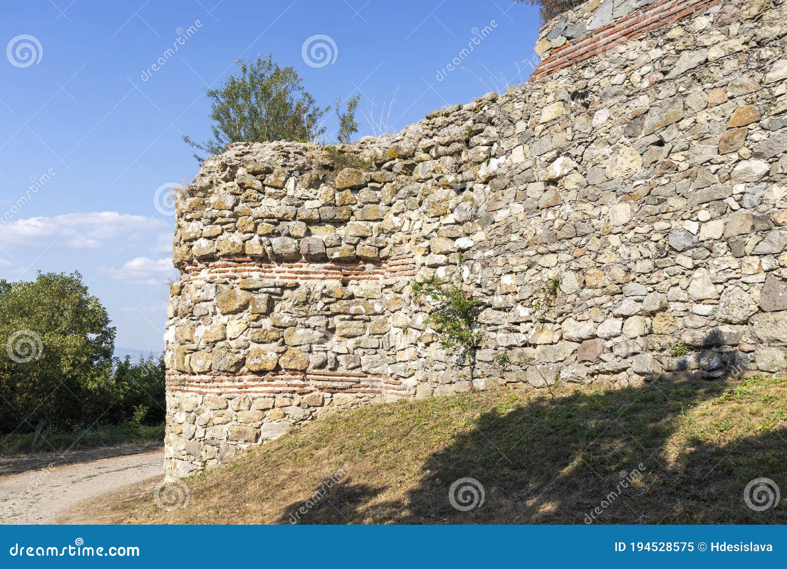 ancient mezek fortress, haskovo region, bulgaria