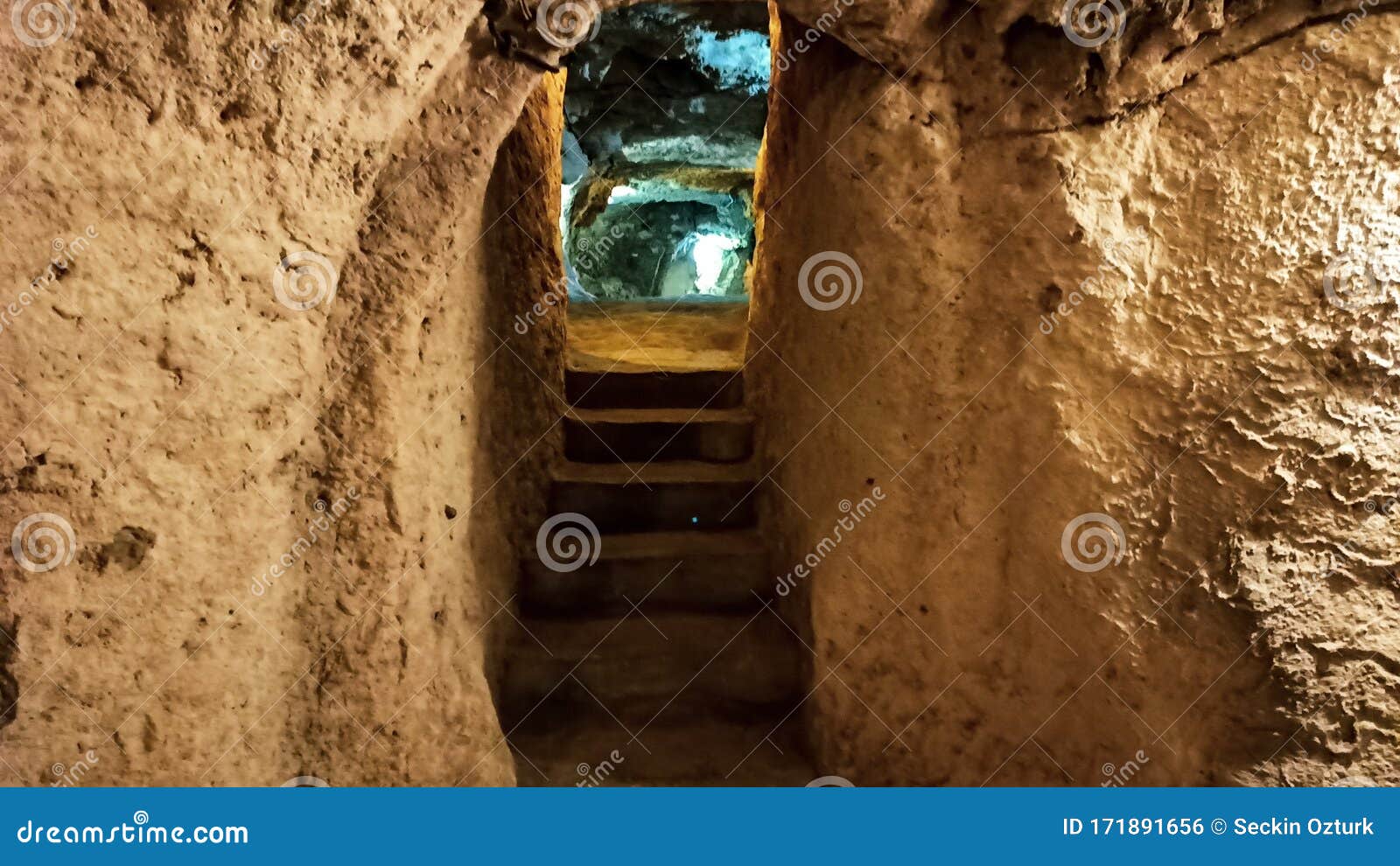 derinkuyu underground city in cappadocia, turkey