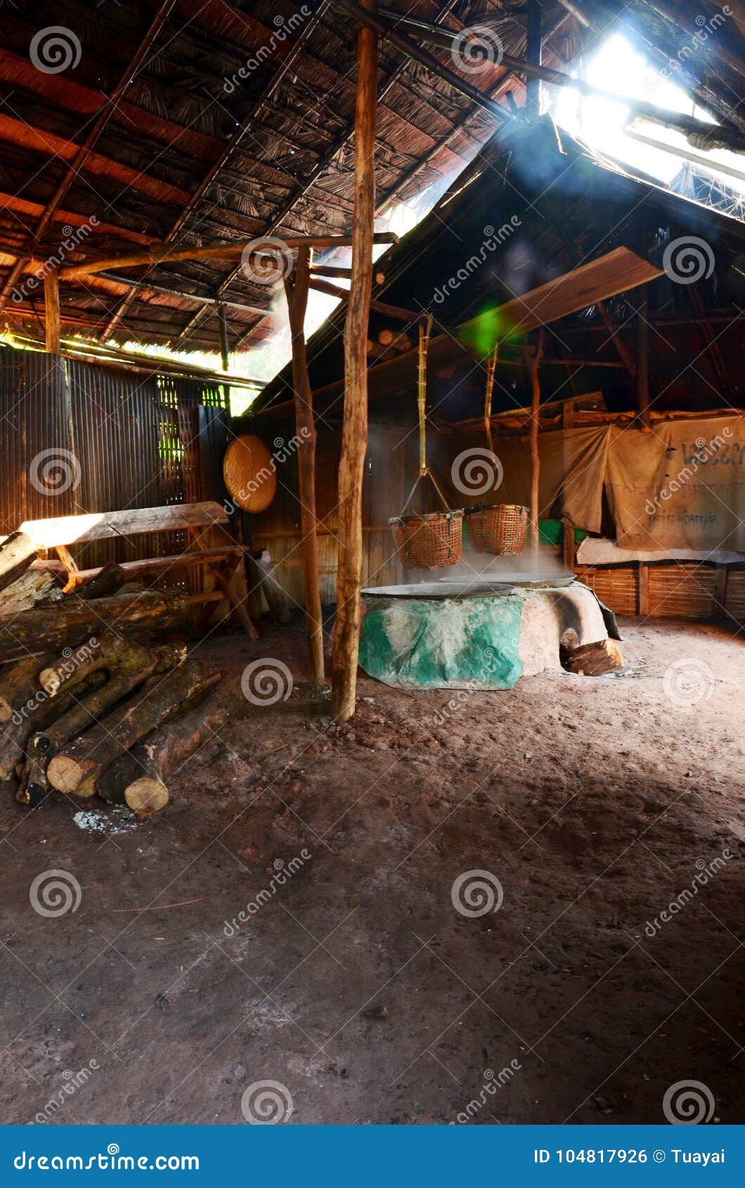 Ancient Old Stove for Make Rock Salt Indigenous Knowledge of Bo Kluea ...