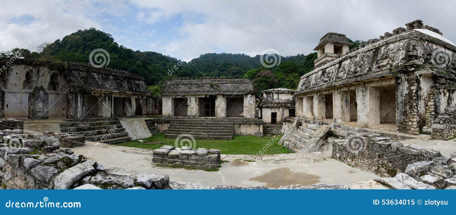 ancient palenque maya archaeological site