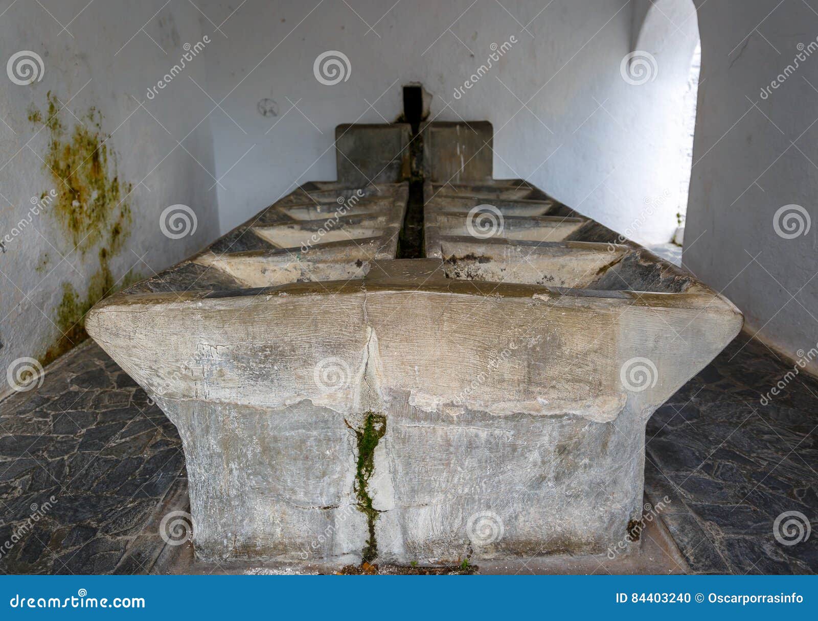 Ancient Public Laundry in La Alpujarra, Granada, Spain Stock Photo