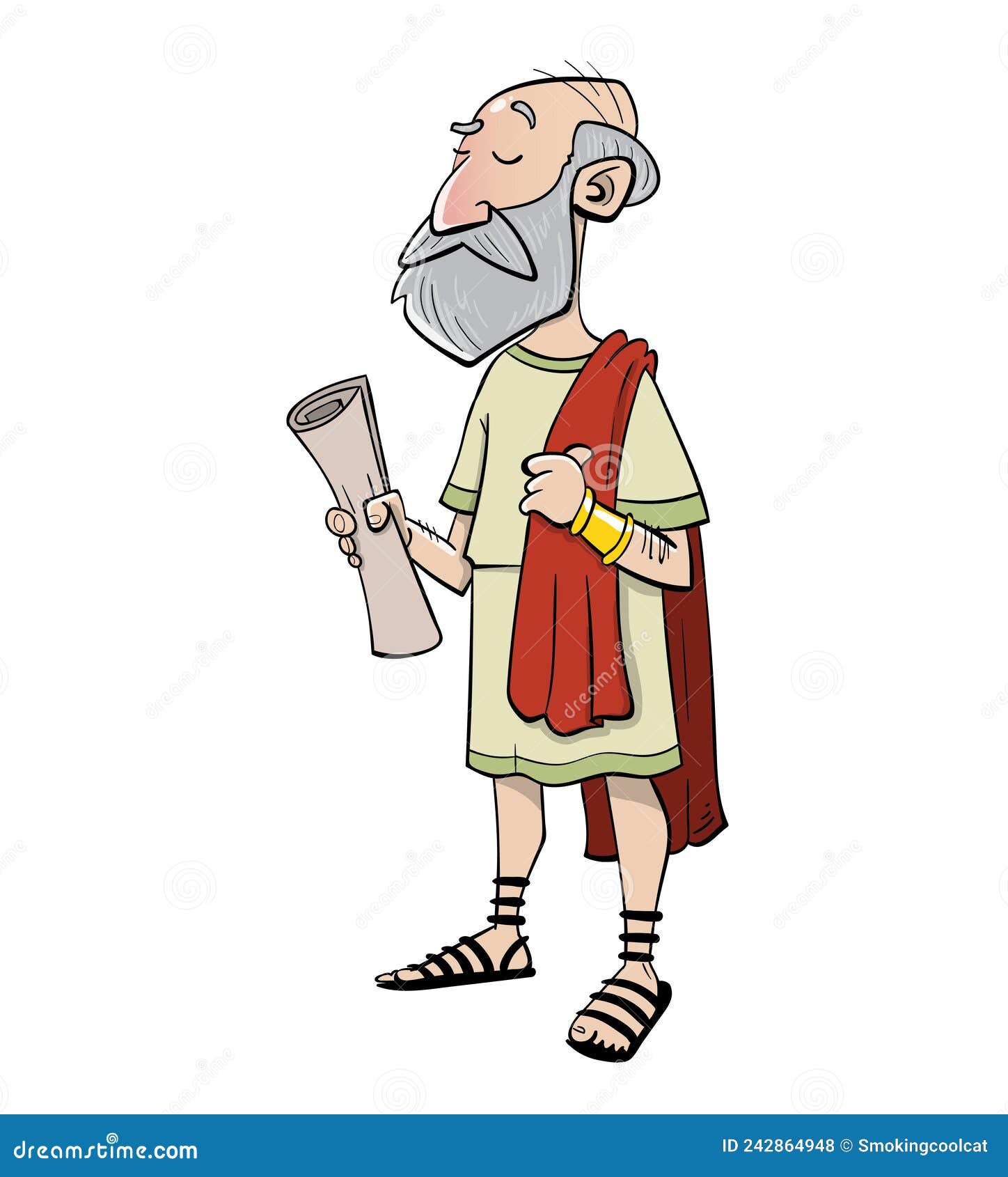 ancient rome wise old senator doctor or envoy