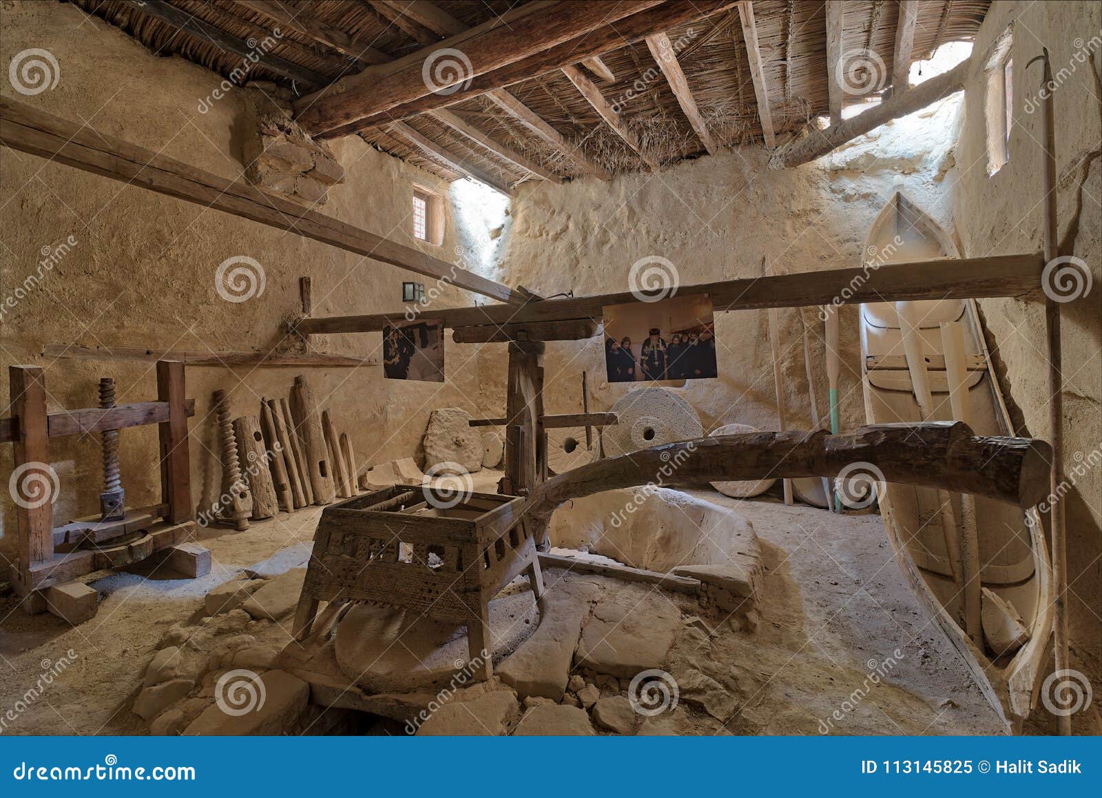 Ancient Rotary Flour Mill Used To Be Rotated by Animal Power at the  Monastery of Saint Paul the Anchorite, Egypt Editorial Image - Image of  egypt, spinning: 113145825