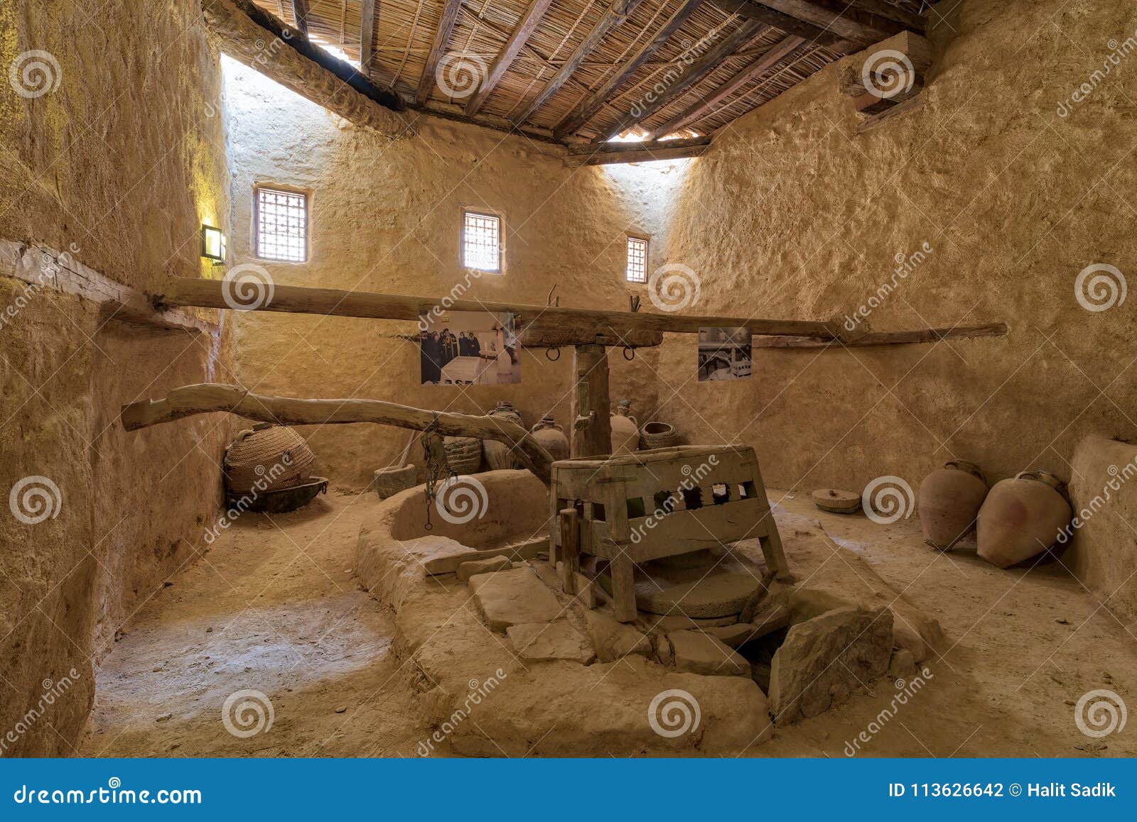Ancient Rotary Flour Mill Used To Be Rotated by Animal Power at the  Monastery of Saint Paul the Anchorite, Egypt Editorial Photography - Image  of rotated, grinder: 113626642