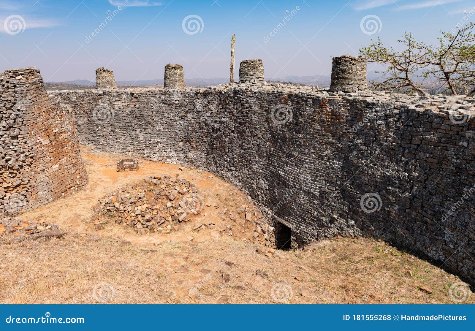 ancient ruins of great zimbabwe southern africa