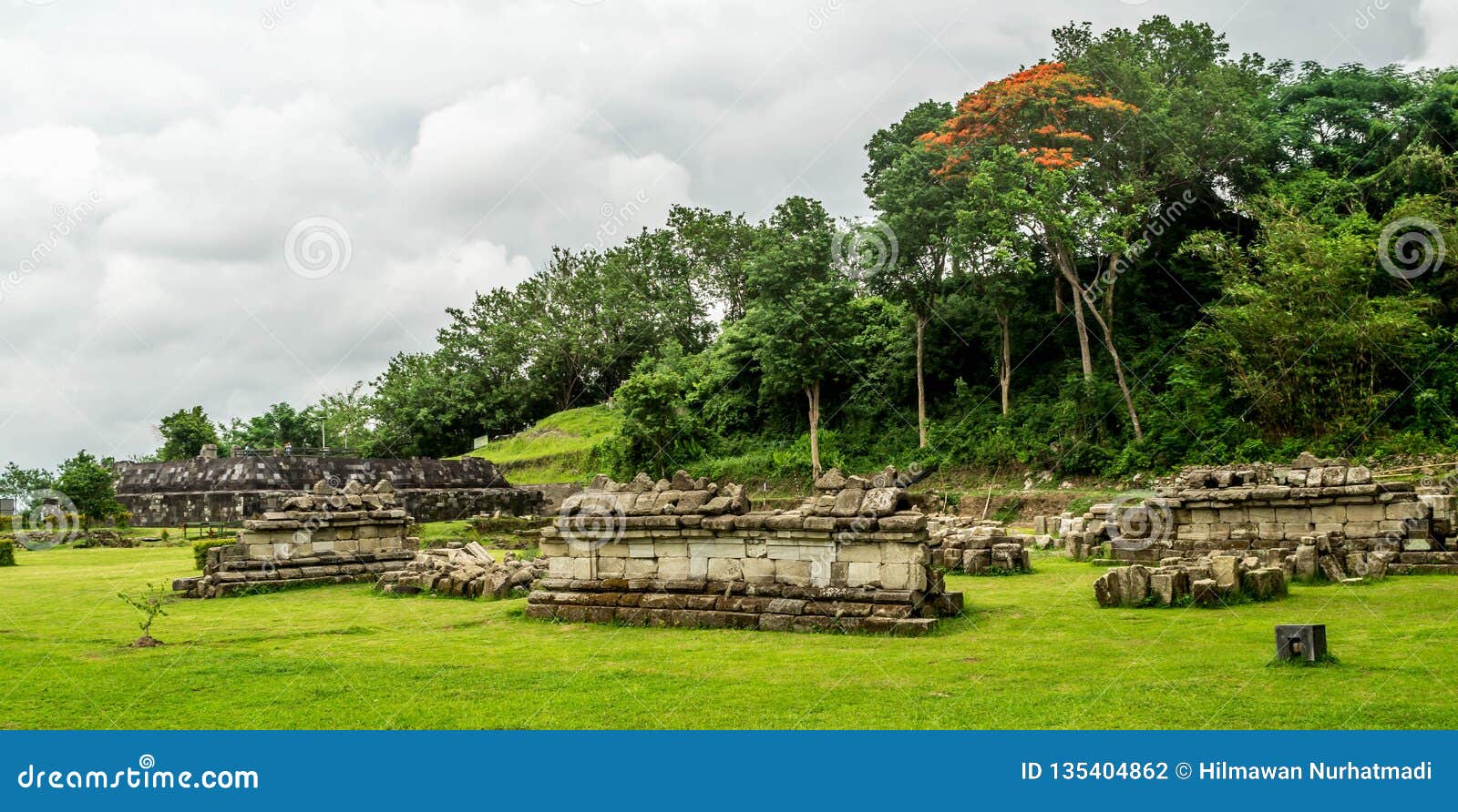 ancient ruins of ratu boko palace, yogyakarta