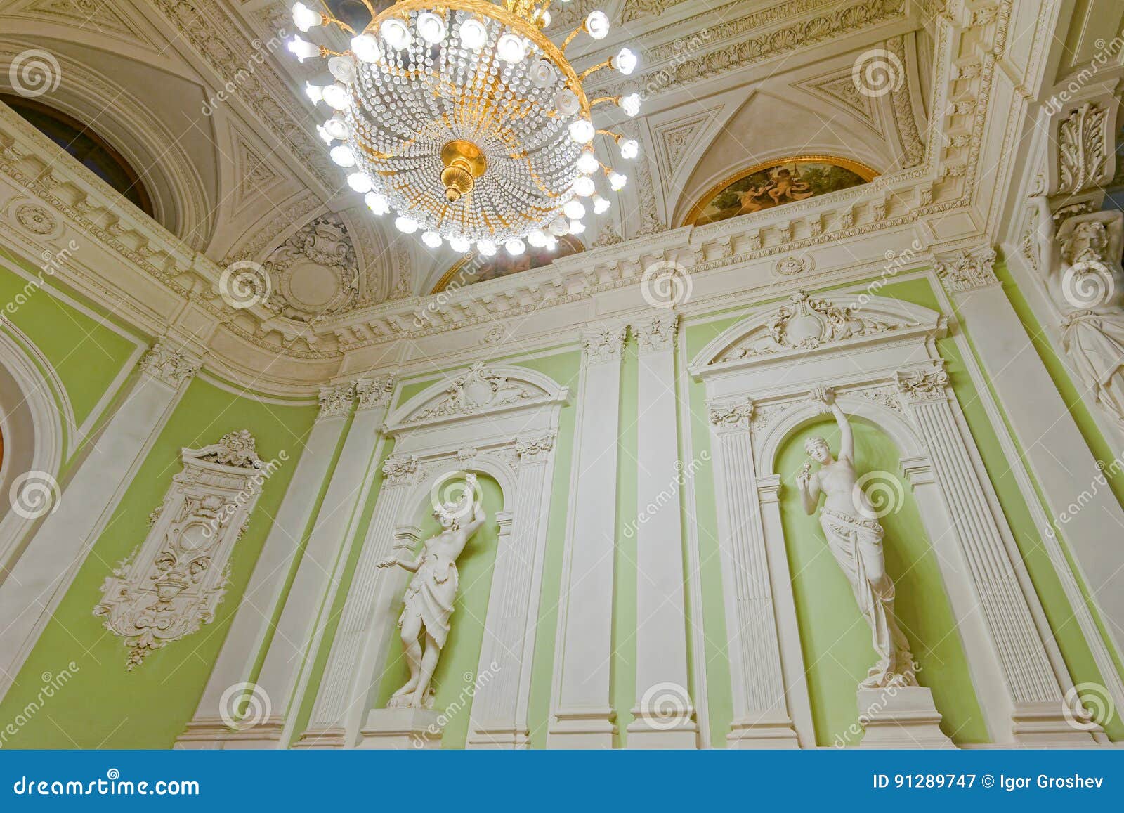 Ancient Sculptures In The Interior Of Wedding Palace