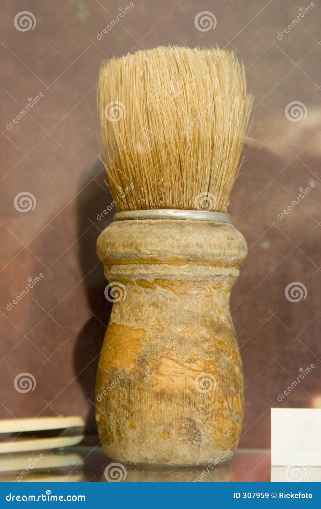 Ancient shaving brush stock image. Image of history, retro 307959