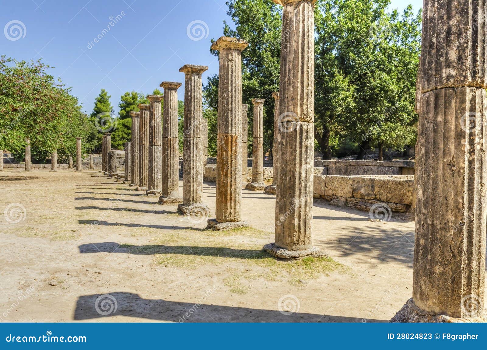 ancient site of olympia, greece
