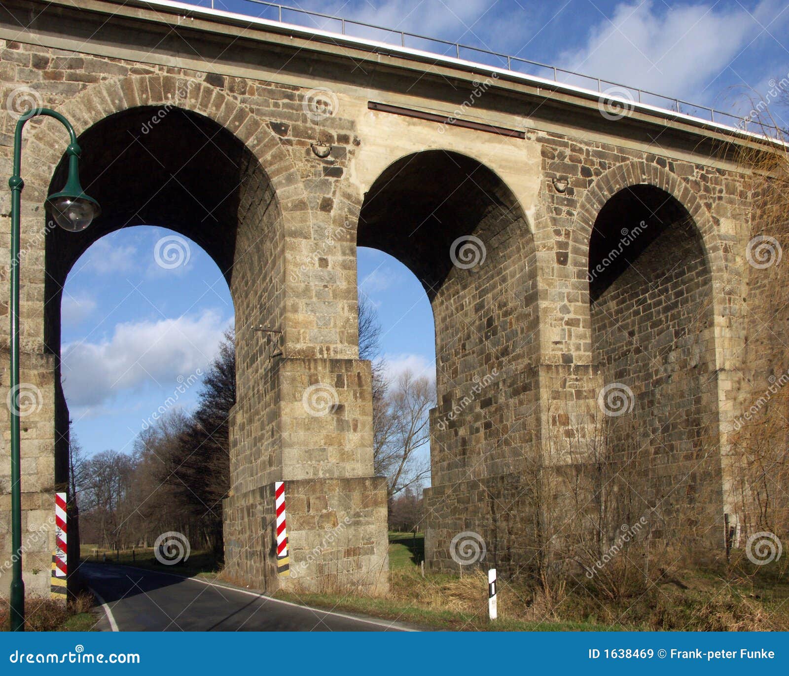 Ancient Stone Bridge stock image. Image of lasting, blue 1638469