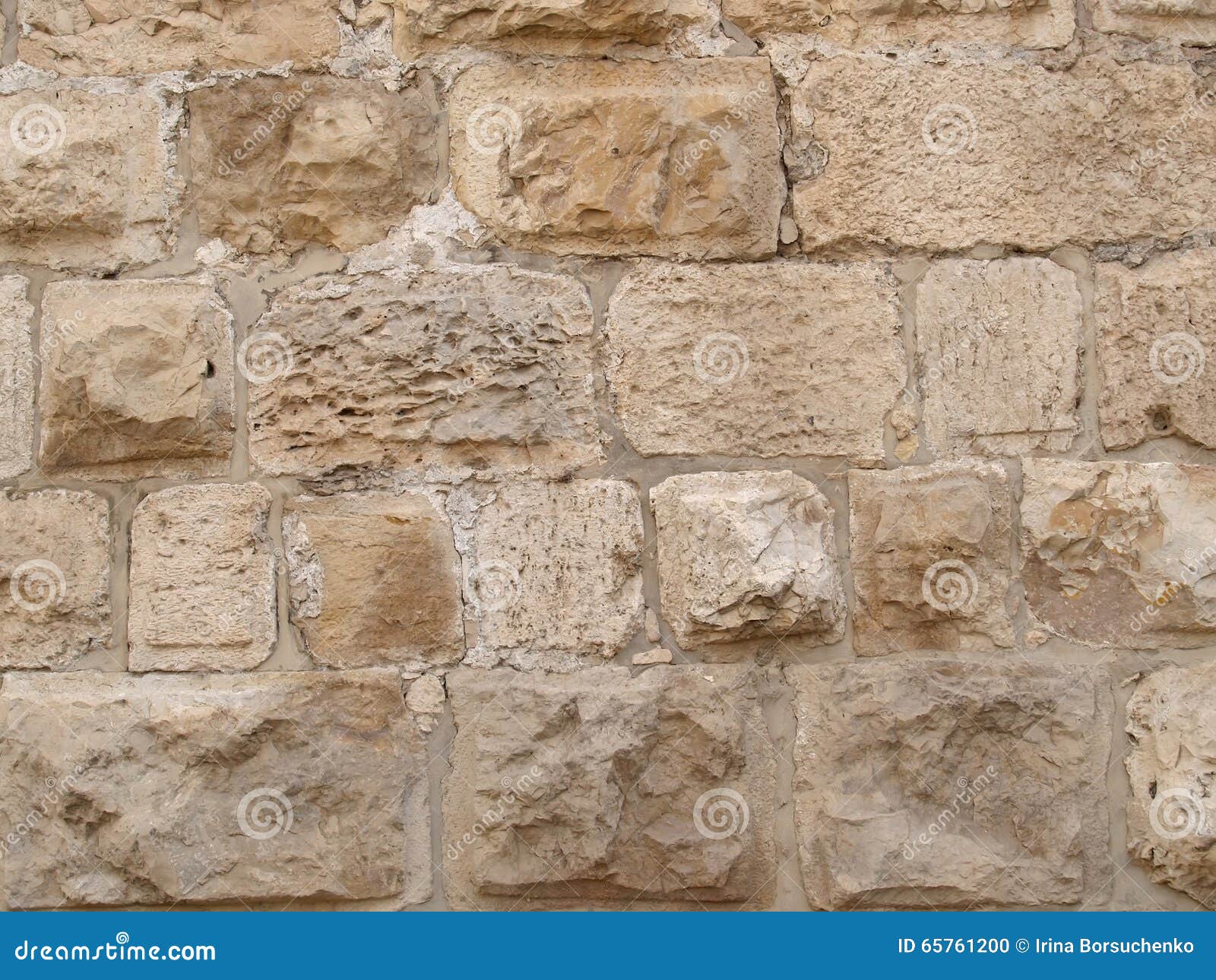 Stone Laying, Bricks, Shell Rock And Cement Coating Used In The