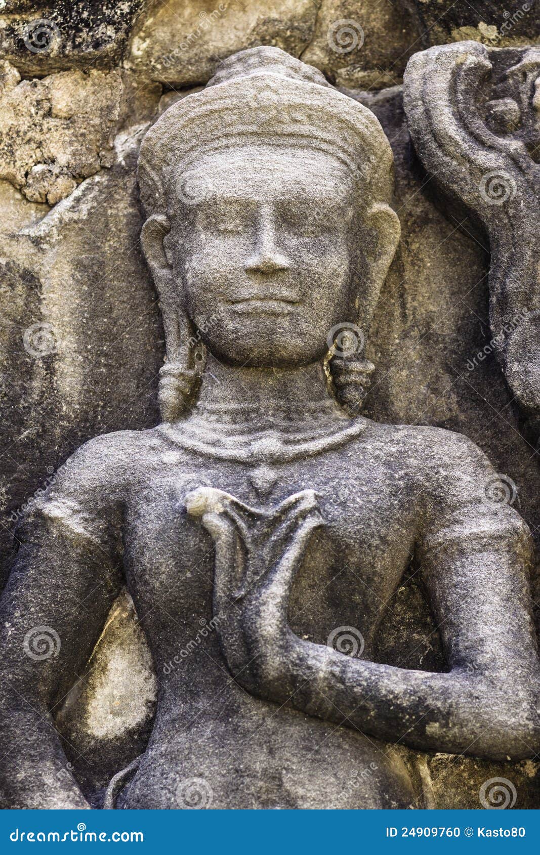 Ancient Stone Sculpture in Angkor Wat. Cambodia Stock Photo Image of