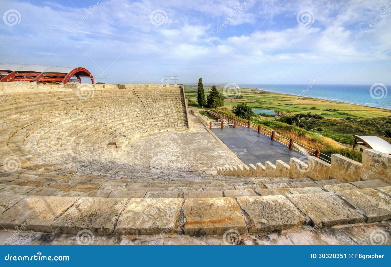 ancient theatre of kourion, limassol, cyprus